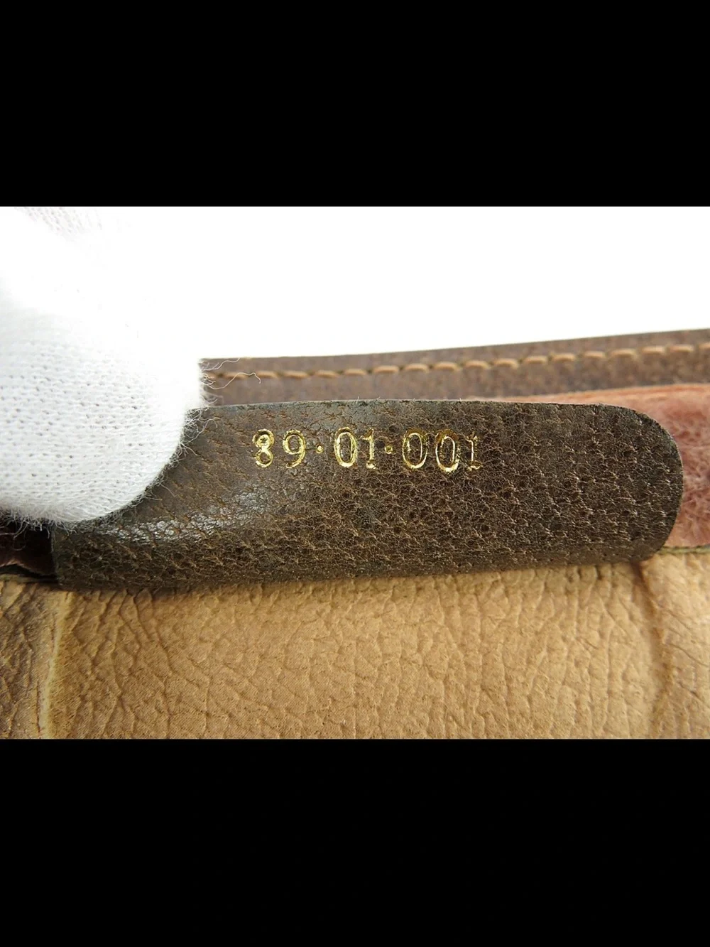 Gucci Beige GG Canvas Clutch with Green & Red Web Stripe